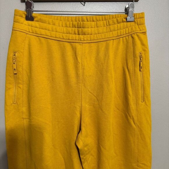 Fabletics eco conscious slim sweatpant gold size large NWT - Picture 4 of 7